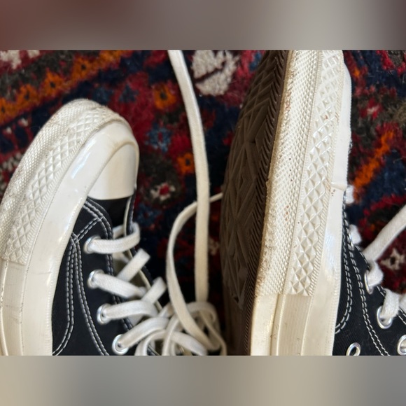 Converse Black and White High-Top Sneakers - Picture 4 of 9
